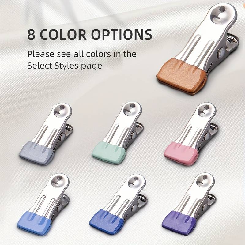 Metal Colored Non Slip And Seamless Small Clips Windproof - Temu